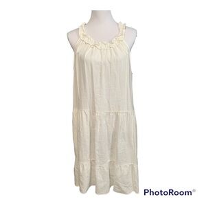 52seven Linen Blend Ruffled Dress size XL